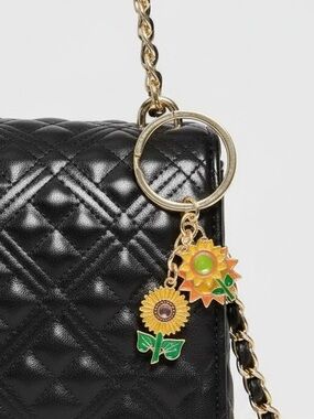 Sunflower Sun Bag Key Charm